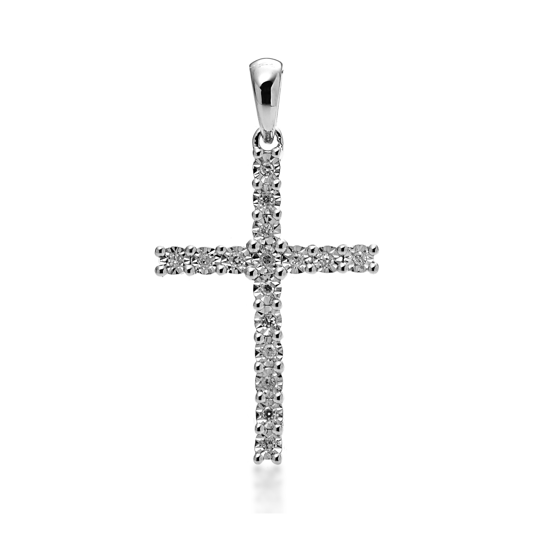 Pendant PD037582KB in White Gold - View 1