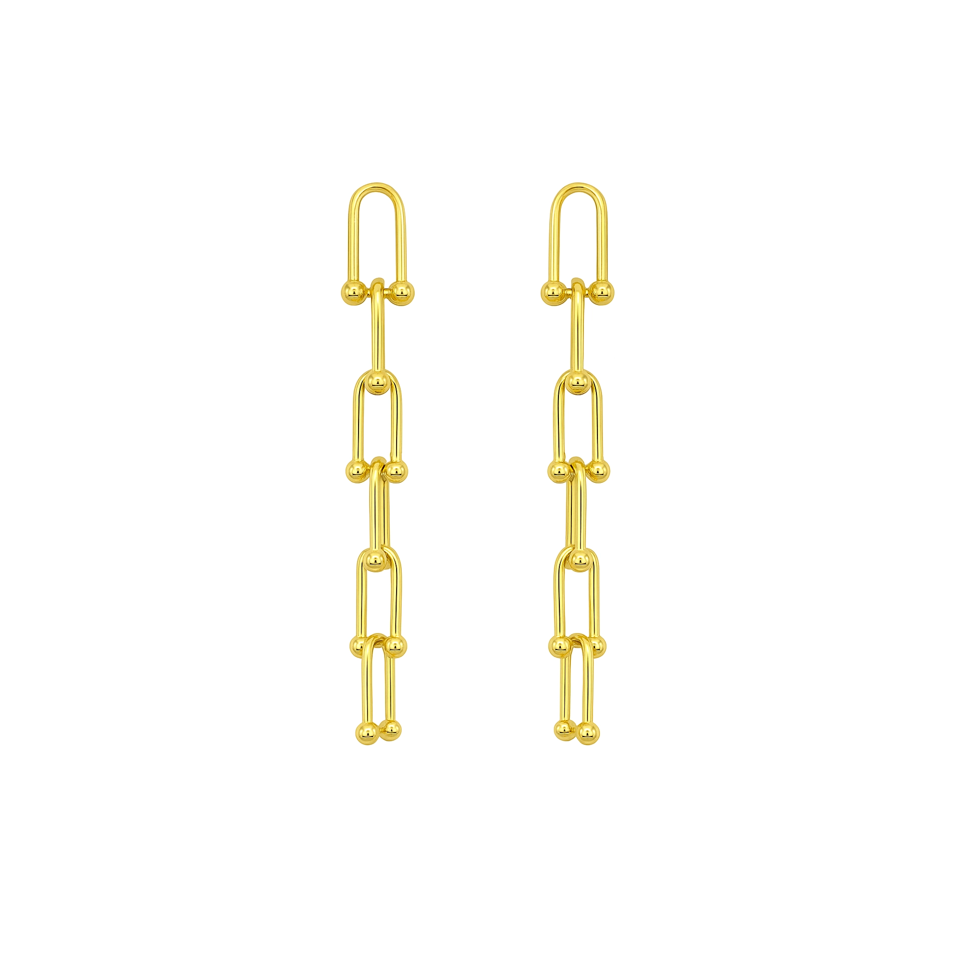 Tiffany Hook Dangle Earrings in 18K Yellow Gold