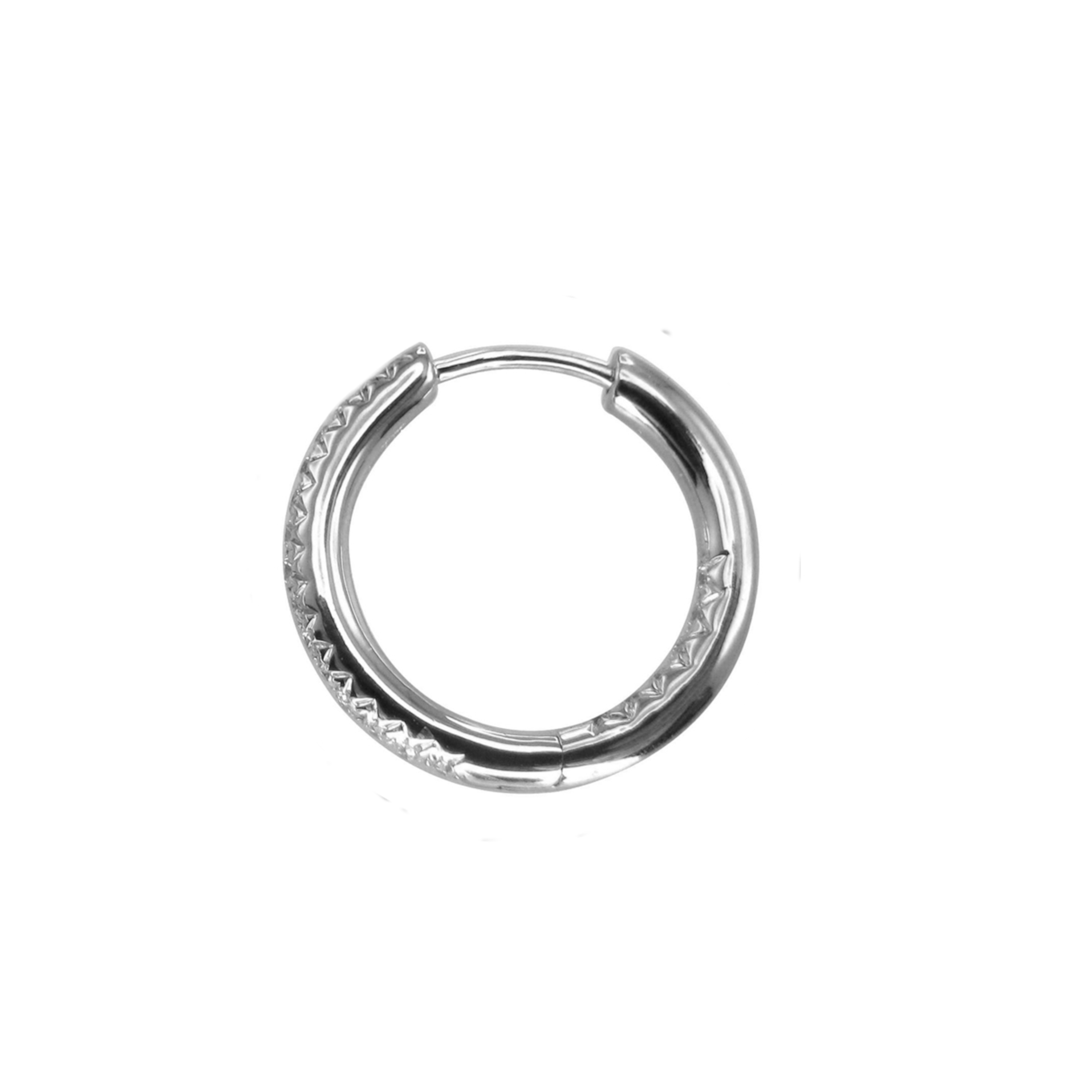 Diamond Earrings ER042283DB in 18K White Gold