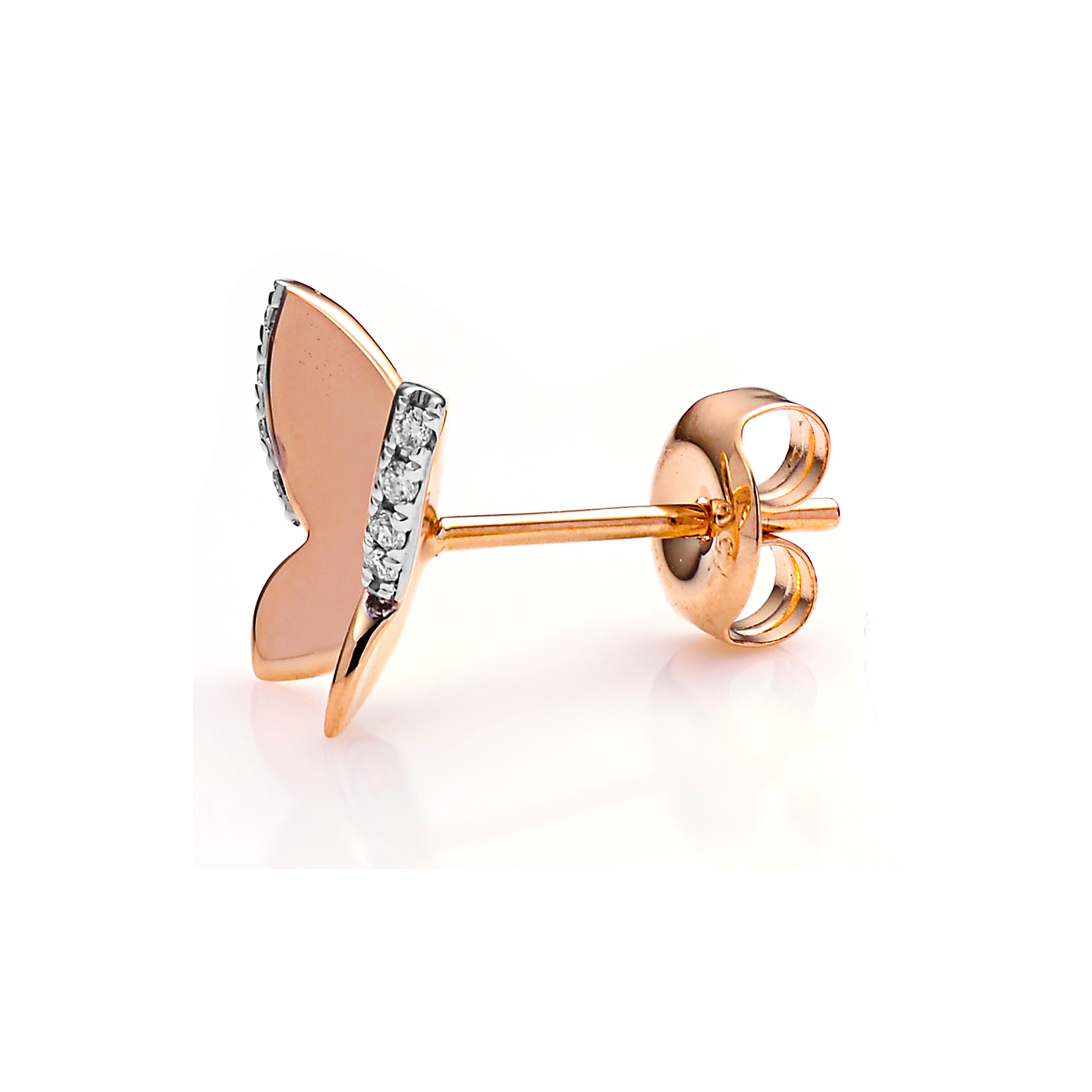 Diamond Earrings ER043481PB in 18K Rose Gold