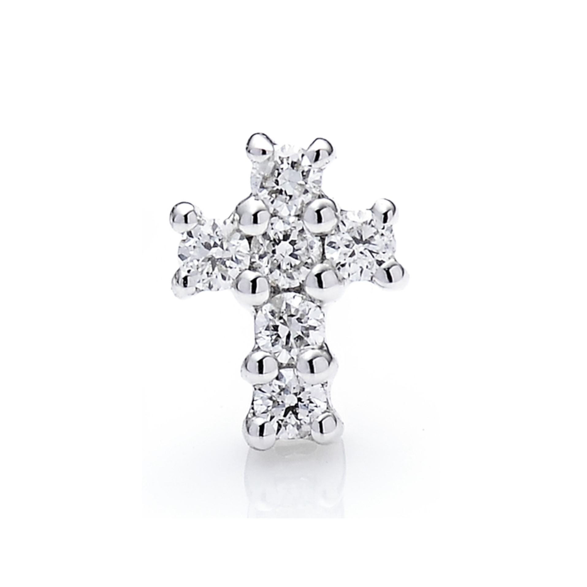 Diamond Earrings Set SE003719DB in 18K White Gold