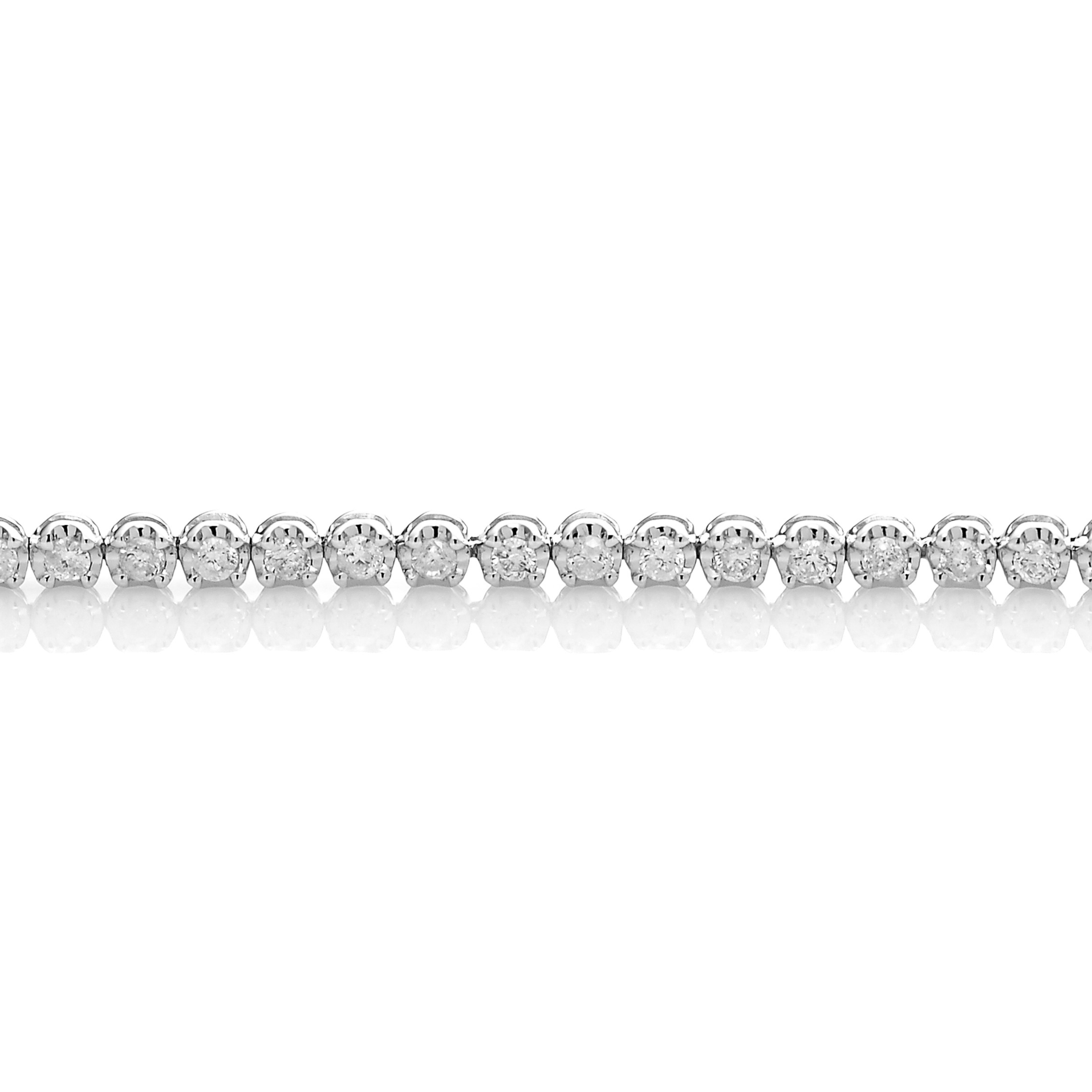 Diamond Bracelet BT043423DB in 18K White Gold
