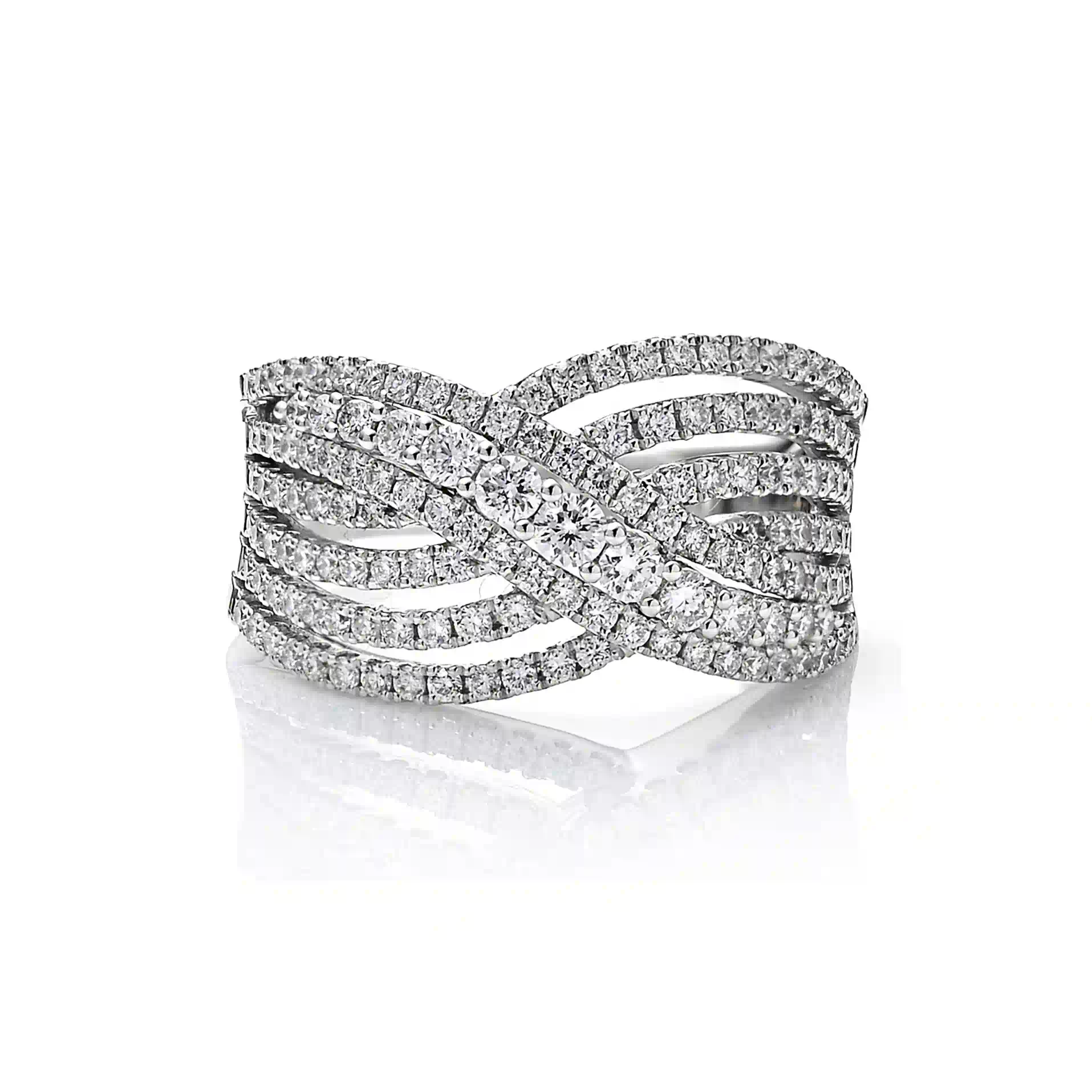 Diamond Ring in White Gold