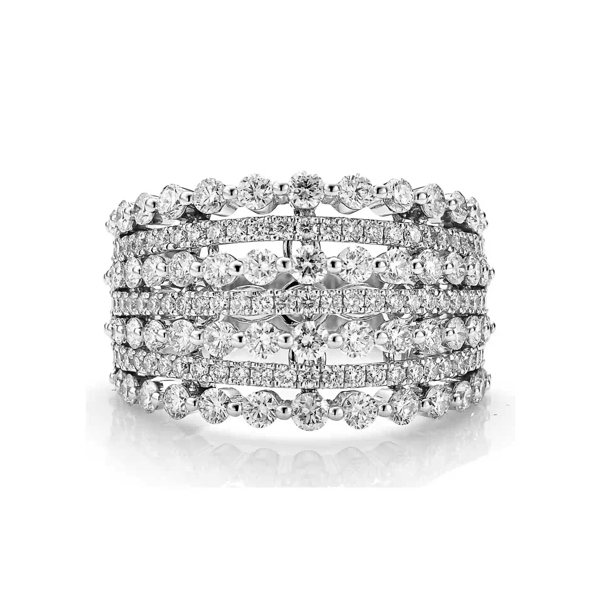 Diamond Ring in White Gold