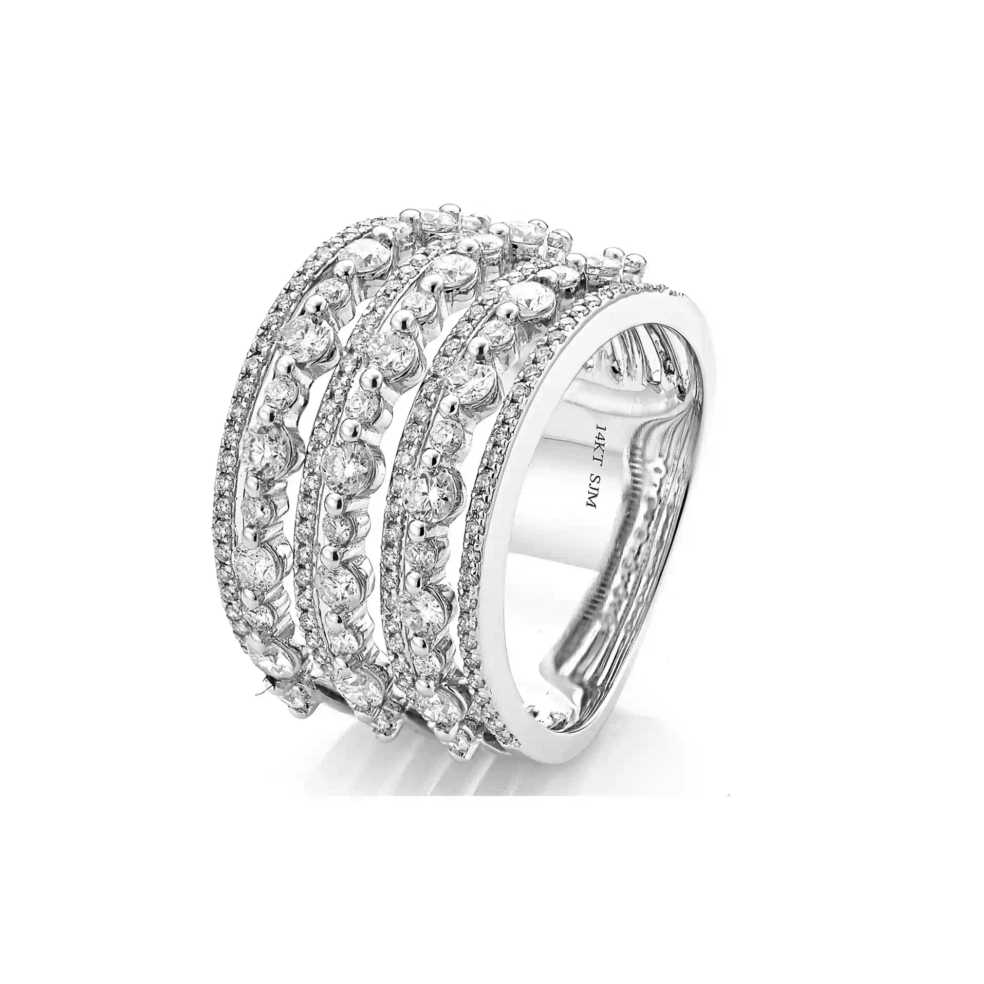 Diamond Ring in White Gold
