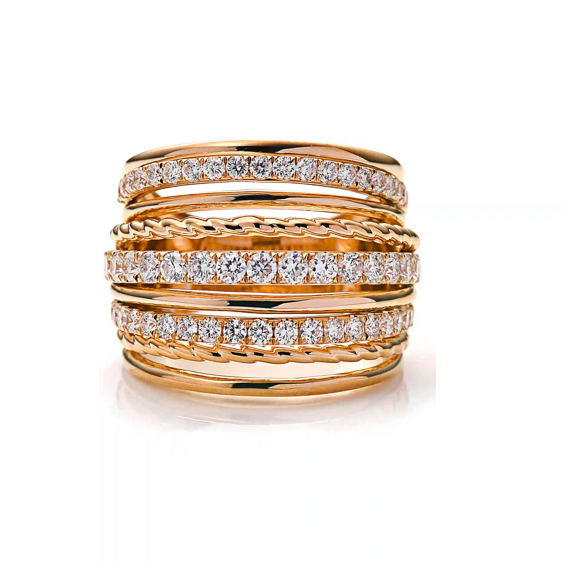 Diamond Ring in Rose Gold