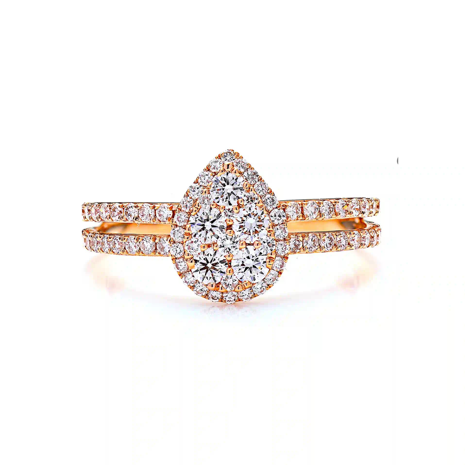 Diamond Ring in Rose Gold