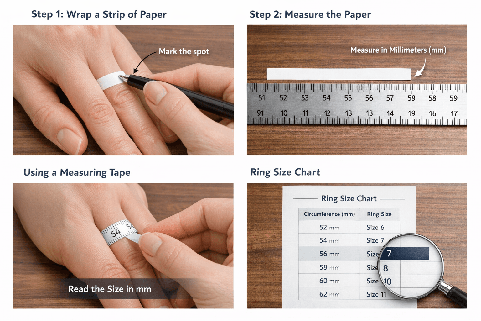 How to Check Ring Size at Home Using Paper and a Ruler (DIY Guide)